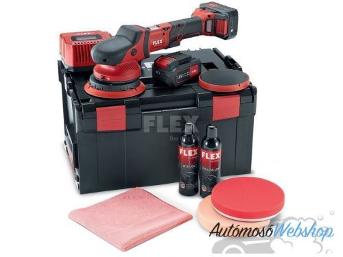 FLEX XFE 15 150 18.0-EC/5.0 P-Set Akku-Exzenter-Polierer-Set