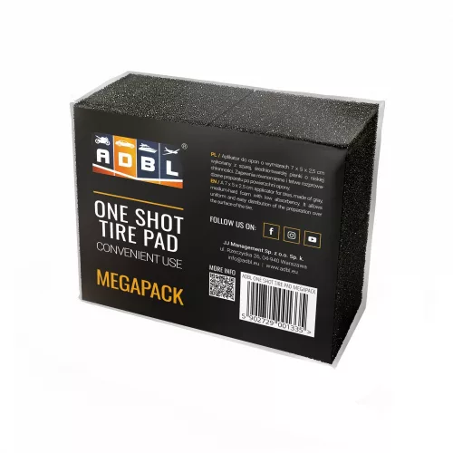 ADBL One Shot Tire Pad Megapack Applikator für Reifen