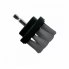 ADBL Leather Twister Reinigungsbürsten-Aufsatz 50 mm