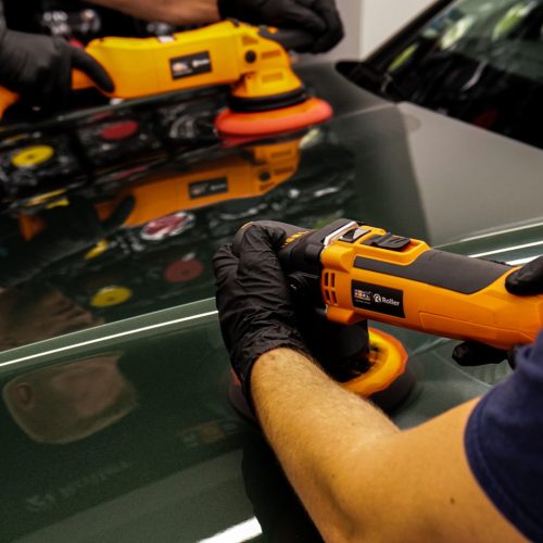 ADBL Roller D09 Exzenter Poliermaschine, 125/75 mm - mit Tasche