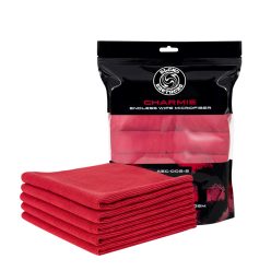   Blend Brothers Charmie – Randloses Mikrofasertuch 40×40 cm 5 Stück (420 gsm) Rot