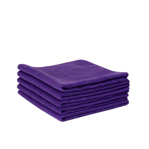 Blend Brothers Charmie – Randloses Mikrofasertuch 40×40 cm 5 Stück (420 gsm) Lila