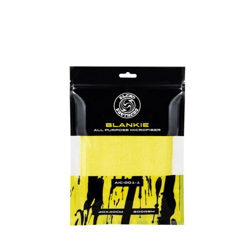 Blend Brothers Blankie – Randloses Mikrofasertuch 40×40 cm (300 gsm) Gelb