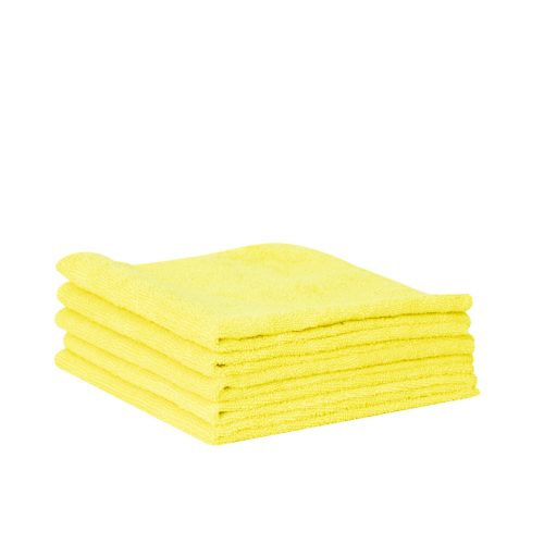 Blend Brothers Blankie – Randloses Mikrofasertuch 40×40 cm 5 Stück (300 gsm) Gelb