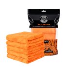 Blend Brothers Charmie – Ultraweiches Mikrofasertuch 40×40 cm 5 Stück (500 gsm) Orange