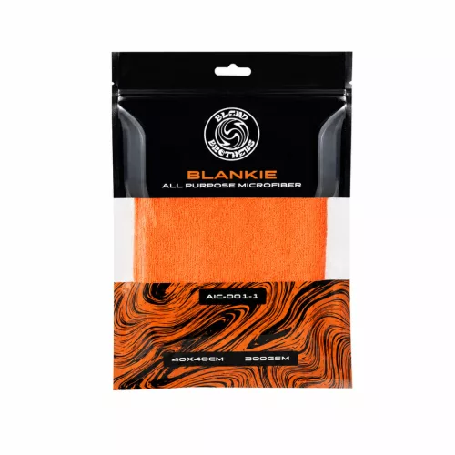 Blend Brothers Blankie – Randloses Mikrofasertuch 40×40 cm (300 gsm) Orange