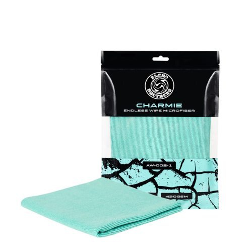 Blend Brothers Charmie – Randloses Mikrofasertuch 40×40 cm (420 gsm) Türkis