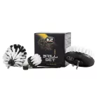 K2 Brill Pro Set – Bürstenset für Polsterung + Verlängerungsaufsatz