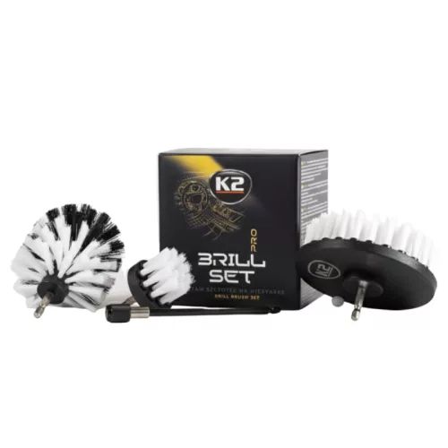 K2 Brill Pro Set – Bürstenset für Polsterung + Verlängerungsaufsatz