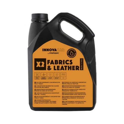 Innovacar X2 Fabrics&Leather Concentrate 4,54L – regenerierendes Reinigungsmittel für Textil- und Le