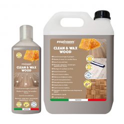   Fra-Ber Clean&Wax Wood 1000ml - Bodenreiniger und Pflegemittel – für Holzfußböden