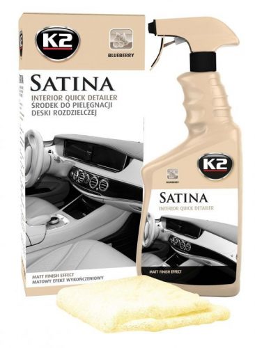 K2 Satina 770Ml – Blueberry Armaturenbrettpflege und Regenerierung