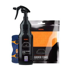   ADBL Glass Cleaner Ultra 1L & Goofer Towel & Erla Bivo – Glasreiniger-Set