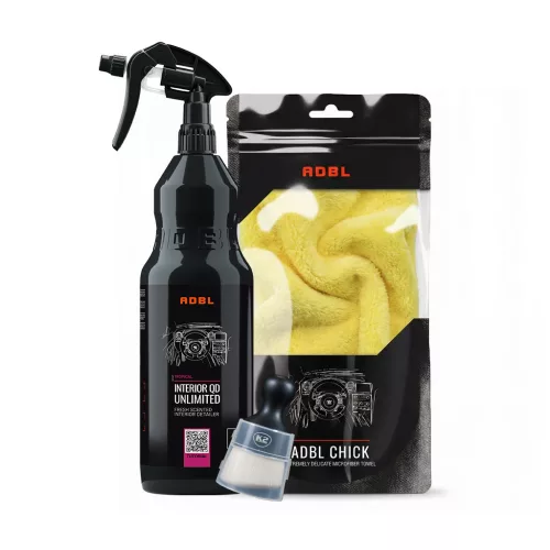 ADBL Interior QD Unlimited 1L & Chick & K2 Flato Pro – Reinigungsset für Klavierlack
