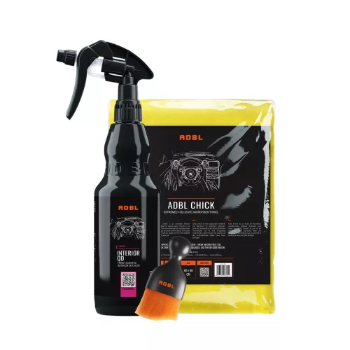 ADBL Interior QD 0,5L & Chick & Smooth Operator – Reinigungsset für Klavierlack
