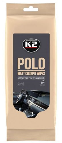 K2 Polo Matt - Armaturenbrett Reinigung und Pflege Tücher (24 Stk.)