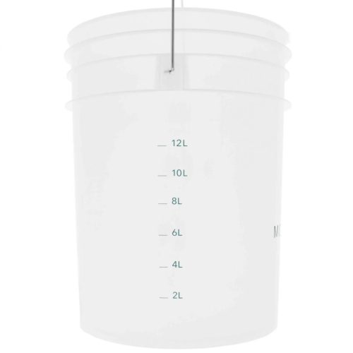 Monello Secchio Autopflegeeimer mit rotem Separator