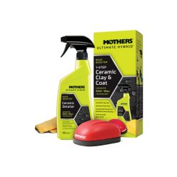   Mothers Ultimate Hybrid 1-Step Ceramic Clay & Coat - Oberflächenreinigungspad und Keramik-Detailer i