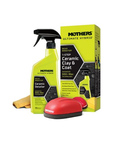 Mothers Ultimate Hybrid 1-Step Ceramic Clay & Coat - Oberflächenreinigungspad und Keramik-Detailer i