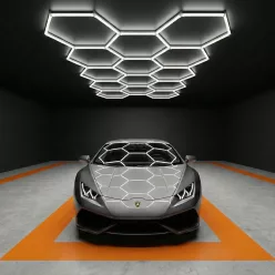 Optonica Hexagon Beleuchtung – 14-teilig Kaltweiß