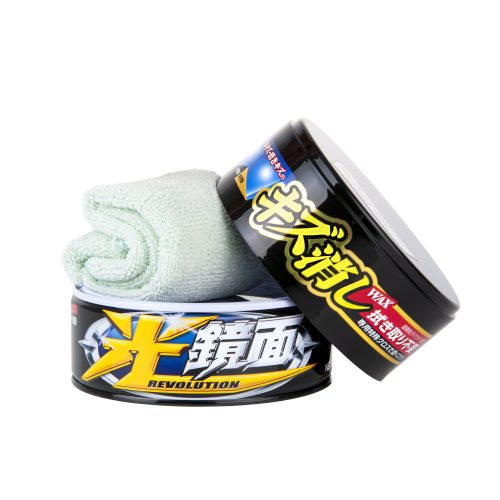 Soft99 New Scratch Clear Wax Dark 200g - Waschkratzer-Schutzwachs für schwarze und dunkle Autos