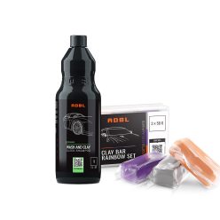   ADBL Wash and Clay 1L & Clay Bar Rainbow - Lackreinigungs-Knete Set