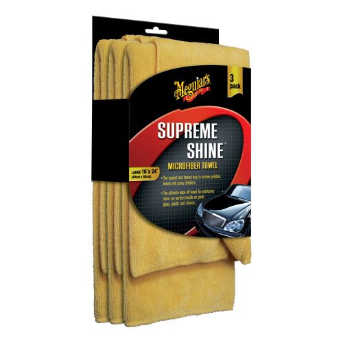 Meguiar's Supreme Shine Mikrofaserhandtuch (3 Stk./Packung)